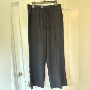 EUC Gap Women’s Linen Blend Wide Leg Pants
